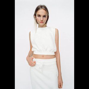 Zara Plush Vest (White)